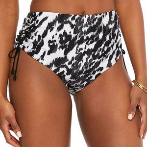 Bar III Heat Wave Drawstring Bikini Bottoms